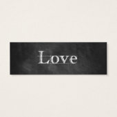 Hochzeitskarten auf der Chalkboard-Website (Rückseite)