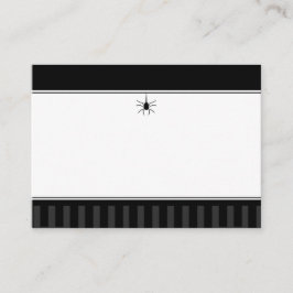 Hochzeitskarten BLANK - Gotische Spinne Platzkarte