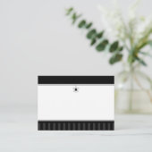 Hochzeitskarten BLANK - Gotische Spinne Platzkarte (Stehend Vorderseite)