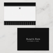 Hochzeitskarten BLANK - Gotische Spinne Platzkarte (Vorne/Hinten)