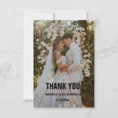 Hochzeitskarten danke (Vorderseite)