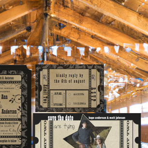 Hochzeitskarten der mittelalterlichen Renaissance Einladung