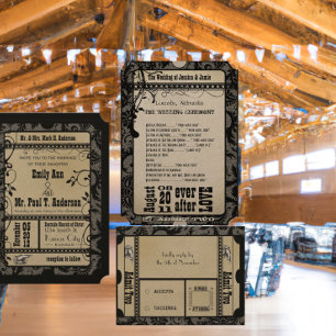 Hochzeitskarten der mittelalterlichen Renaissance Einladung