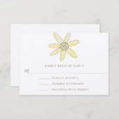 Hochzeitskarten der Whimsical Blume Tree RSVP Karte (Vorne/Hinten)