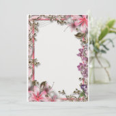 Hochzeitskarten Einladung (Stehend Vorderseite)