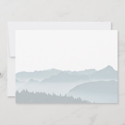 Hochzeitskarten Einladung (Rückseite)