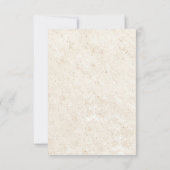 Hochzeitskarten für Beach RSVP Karte (Rückseite)