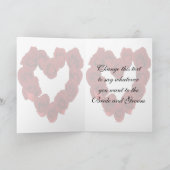 Hochzeitskarten für Braut und Bräutigam Karte (Innenseite)