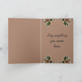 Hochzeitskarten für Braut und Bräutigam Karte (Innenseite)