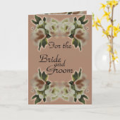 Hochzeitskarten für Braut und Bräutigam Karte (Gelbe Blume)