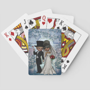 Hochzeitskarten für Braut und Groom Spielkarten