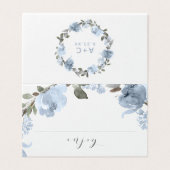 Hochzeitskarten für das Brautparty-Lebensmitteleti (Außenseite Aufgefaltet)