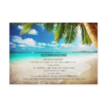 Hochzeitskarten für das Tropical Island Beach