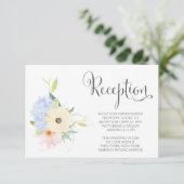 Hochzeitskarten für die Hochzeitsfeier im Wasserfa Begleitkarte (Stehend Vorderseite)