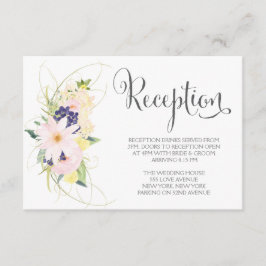 Hochzeitskarten für die Hochzeitsfeier im Wasserfa Begleitkarte