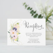 Hochzeitskarten für die Hochzeitsfeier im Wasserfa Begleitkarte (Stehend Vorderseite)