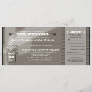 Hochzeitskarten für Filmpremieren-Einladungen Einladung