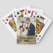 Hochzeitskarten für Foto Spielkarten (Rückseite)