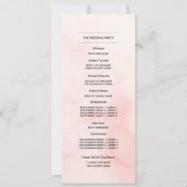 Hochzeitskarten für gezeichnete Blume Einladung (Rückseite)