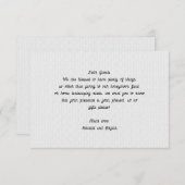 Hochzeitskarten für gute Nachrichten Mitteilungskarte (Vorne/Hinten)