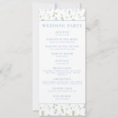 Hochzeitskarten für hellblaue Frühlingssonne - Blu (Rückseite)