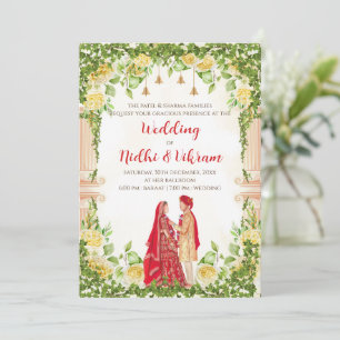 Hochzeitskarten für Hindu-Hochzeiten & indische Ho Einladung