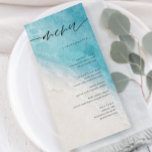 Hochzeitskarten für Hochzeiten im Sommer an der Kü Menükarte<br><div class="desc">Summer Elegante Coastal Beach Wedding Menu Cards Minimalistische Wedding Menu Cards | Moderne Speisekarte,  Abendmenü für Hochzeiten,  rustikales Buffet zum Hochzeitsessen und Getränkekarte,  einfache kalligraphische rustikale Hochzeitsmenüs,  rustikales Hochzeitsmenü,  Menü für Hochzeitstische</div>