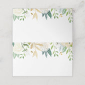 Hochzeitskarten für Hochzeiten mit Gold und Weiß-B Platzkarte (Außenseite Aufgefaltet)