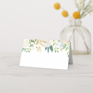 Hochzeitskarten für Hochzeiten mit Gold und Weiß-B Platzkarte