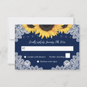 Hochzeitskarten für Hochzeitskarten mit blauem Bur RSVP Karte