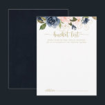 Hochzeitskarten für Hochzeitszeitszettel aus Navy  Postkarte<br><div class="desc">Diese Hochzeitskarten sind die perfekte Wahl für einen rustikalen Hochzeitsempfang oder ein Brautparty. Das Design ist in dunkelblau,  blau,  blau,  navy,  rosa,  rot,  goldfarben und grün. Die Blume sind in hellen Farbtönen gehalten. Ändern Sie den Wortlaut in Anzug jedes Lebensereignisses. Das Schild der Schaufelliste wird separat verkauft.</div>