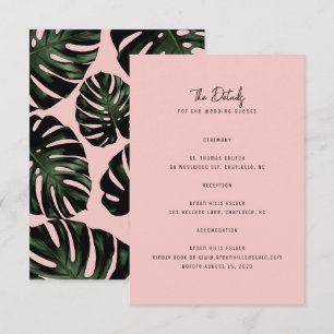Hochzeitskarten für moderne Zielorte Rose Einladung