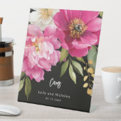 Hochzeitskarten für Rosa und Weiße Wasserfarbe Sockelschild (In Situ)