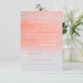 Hochzeitskarten für RSVP (Stehend Vorderseite)