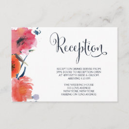 Hochzeitskarten für Seefarben Begleitkarte