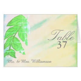 Hochzeitskarten für tropisches Leaf