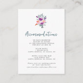 Hochzeitskarten für Wasserfarben Begleitkarte (Vorderseite)