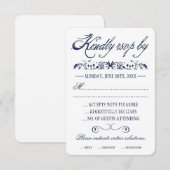 Hochzeitskarten für Wasserfarben RSVP Karte (Vorne/Hinten)