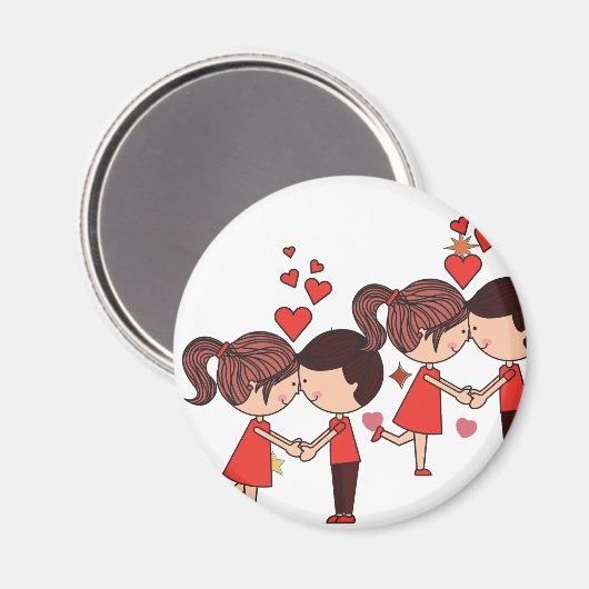 Hochzeitskarten Magnet (Vorderseite/Rückseite)