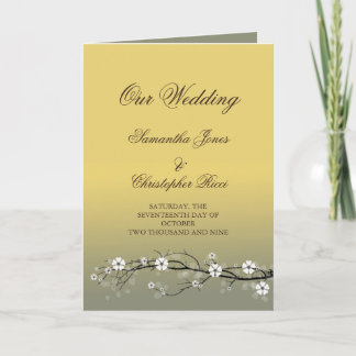 Hochzeitskarten mit Blüten Einladung