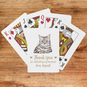 Hochzeitskarten mit Katzenmotiv Spielkarten