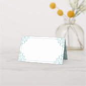 Hochzeitskarten | Nadine (Light Turquoise Blue) Platzkarte (Rückseite)