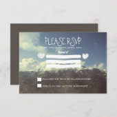 Hochzeitskarten RSVP (Vorne/Hinten)