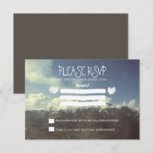 Hochzeitskarten RSVP Karte (Vorne/Hinten)