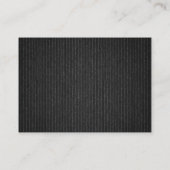 Hochzeitskarten - Schwarz/Weiß-Deko Platzkarte (Rückseite)