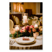 Hochzeitskarten Tischnummer (Rückseite)