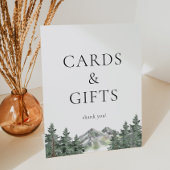 Hochzeitskarten und Geschenke für Bergkiefern Sockelschild