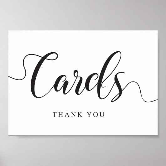 Hochzeitskarten unterzeichnen. Postkasten Poster (Vorne)