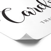 Hochzeitskarten unterzeichnen. Postkasten Poster (Ecke)