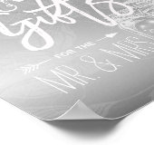 Hochzeitskarten verschenken Mason Jars String Ligh Poster (Ecke)